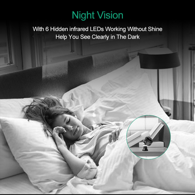 دوربین های جاسوسی بی سیم مغناطیسی HD 1080p دید در شب با باتری قابل شارژ داخلی